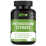 Rimo Nutrition Citrato de Potasio, bote visible, ideal para uso diario sin aditivos