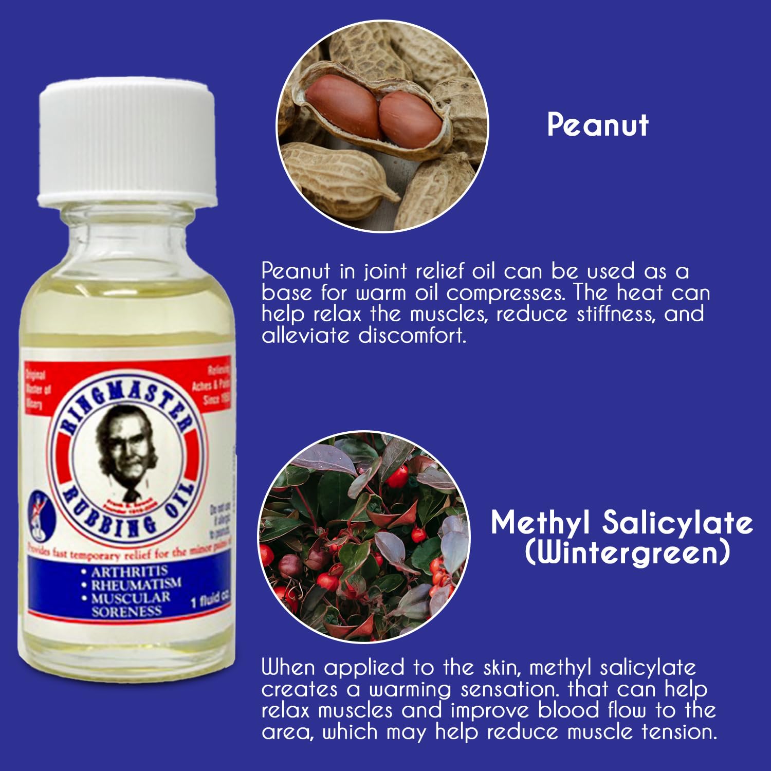 Ringmaster Rubbing Oil: uso-diario para cuidado muscular