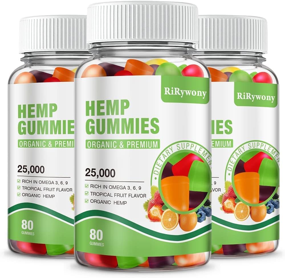 RiRywony Health gomitas de cáñamo para dormir con sabor agradable y relajante
