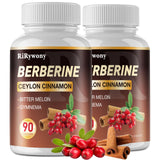 RiRywony Health Berberina: botella con cápsulas para apoyo digestivo diario.