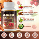 RiRywony Health Berberina Gymnema: mezcla herbal para equilibrio natural.