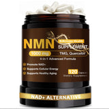 RiRywony Health NMN 1000mg botella: enfoque en envase para energía diaria.