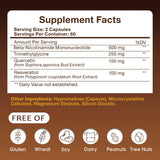 RiRywony Health NMN 1000mg caja exterior: empaque sostenible para almacenamiento.