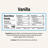 Rise Whey vainilla mezcla cremosa, se disuelve fácilmente para entrenamientos intensos.
