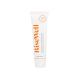 RiseWell pasta dental mineral en tubo de viaje para cuidado diario y remineralización.