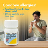 Rising Cetirizina HCL 10 mg en blíster para consumo diario sin esfuerzos.