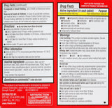 Rite Aid acetaminofen 500 mg tabletas para ingestión fácil, bote vertido, alivio de fiebre y dolor.