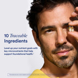 Uso diario de Ritual Multivitamínico para hombres, rutina simple y clara.