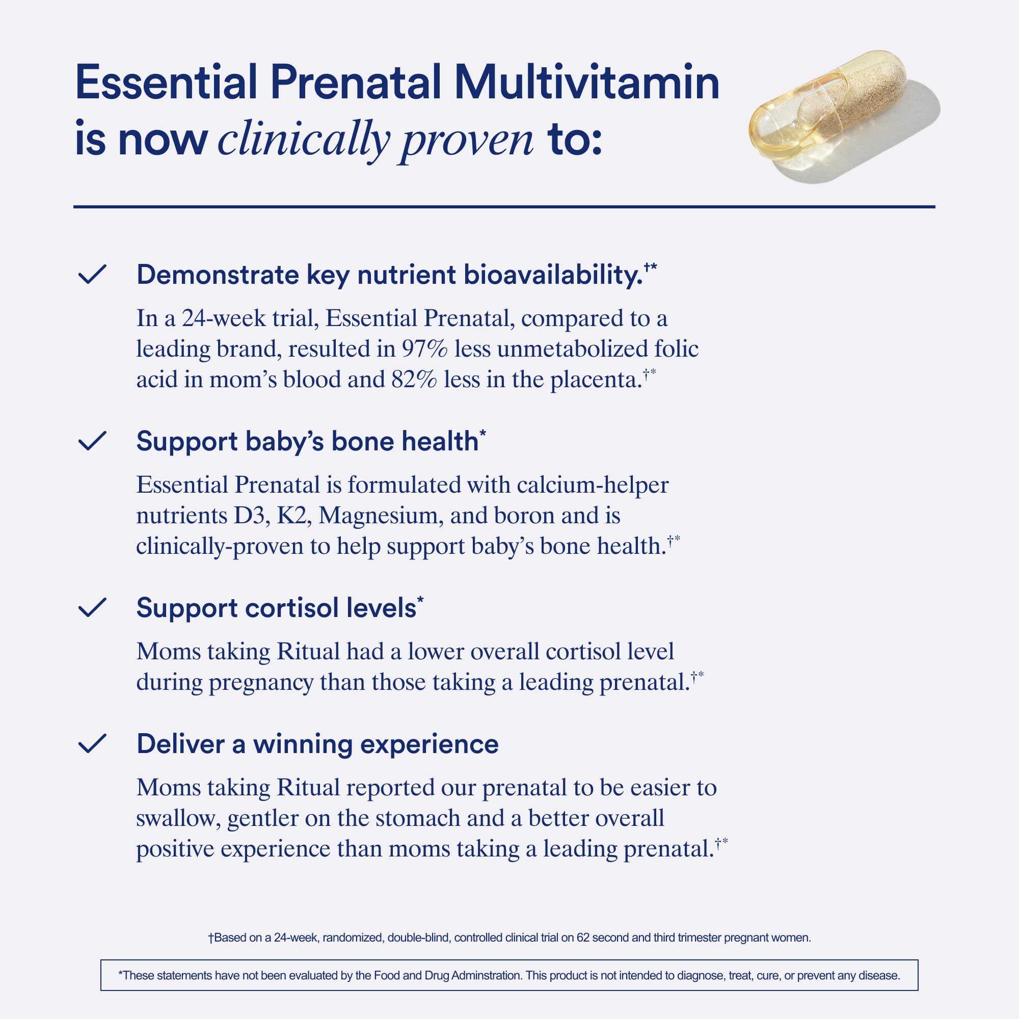 Ritual Prenatal Folato activo de Italia para soporte neural