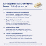 Cápsula de liberación retardada de Ritual Prenatal para mejor absorción intestinal.