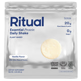 Ritual Proteína de Guisante con vainilla en envase, opción vegana para recuperación muscular.