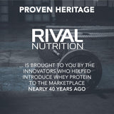 RIVAL NUTRITION Powder Burn, rendimiento limpio para atletas conscientes.