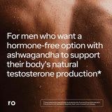 Ro Testosterone Support: etiqueta informativa resalta los ingredientes clave.