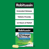 Robitussin Tomar-con-agua-tableta: facilidad al consumir sin medir.