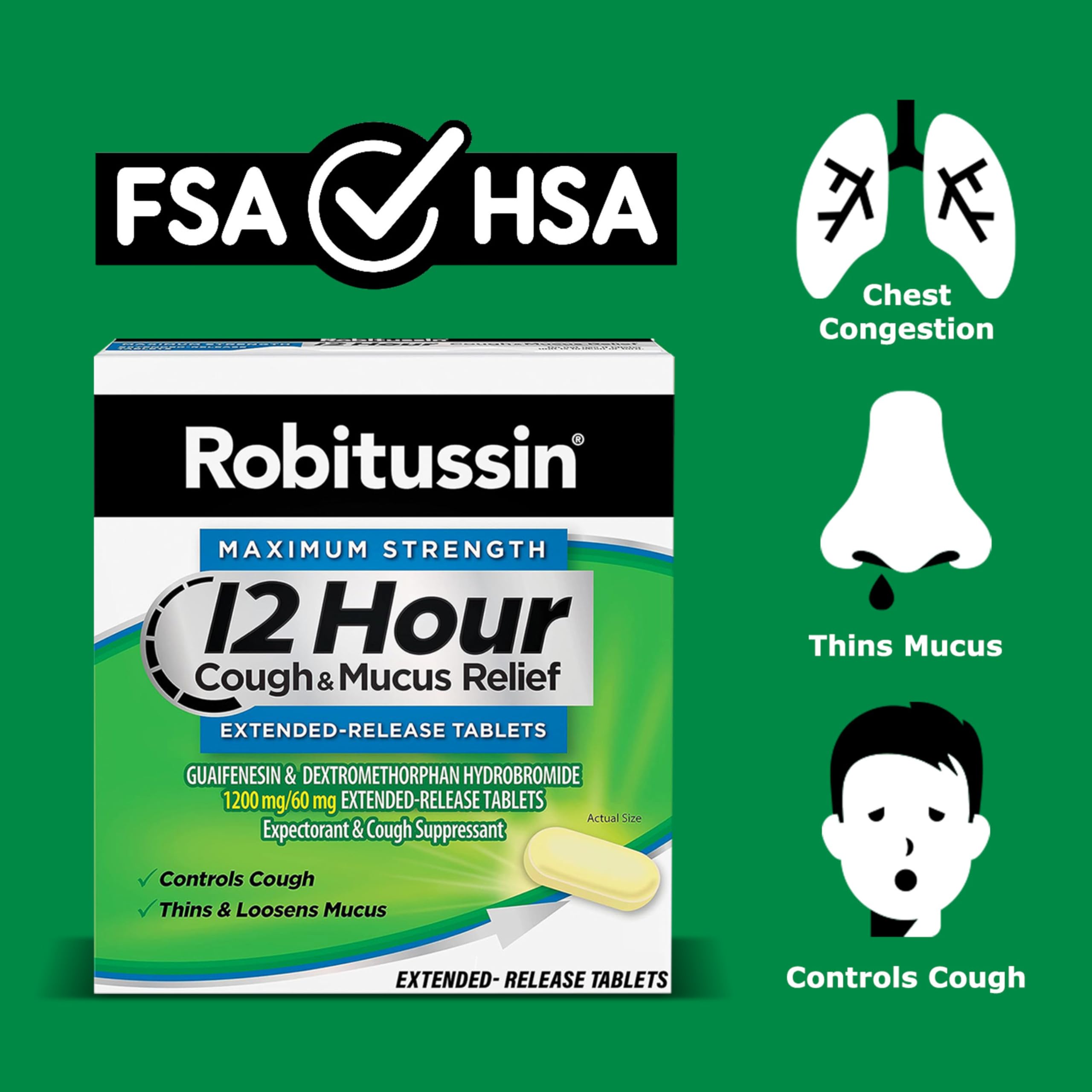 Robitussin Una-tableta-cada-12h: guía de dosificación para comodidad diaria.