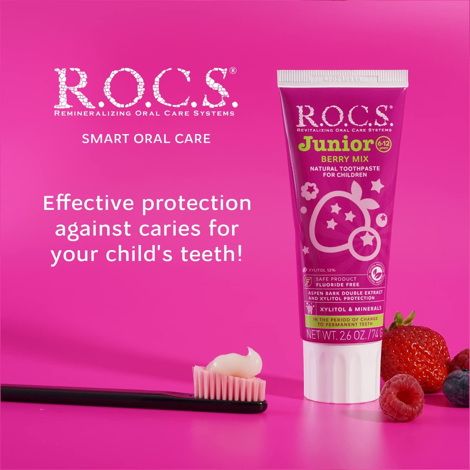 R.O.C.S. Junior opción segura para tragar