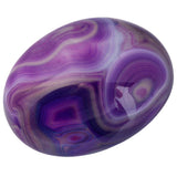 Rockcloud piedras palma agata morada de 5 onzas, ideales para alivio discreto durante el día.