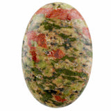 Rockcloud piedra de Unakite pulida, equilibrio emocional al tacto.