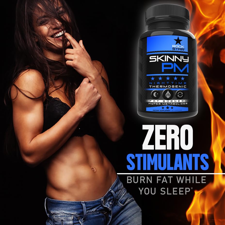Rockstar Skinny PM: escena de sueño, destaca apoyo a la relajación nocturna.