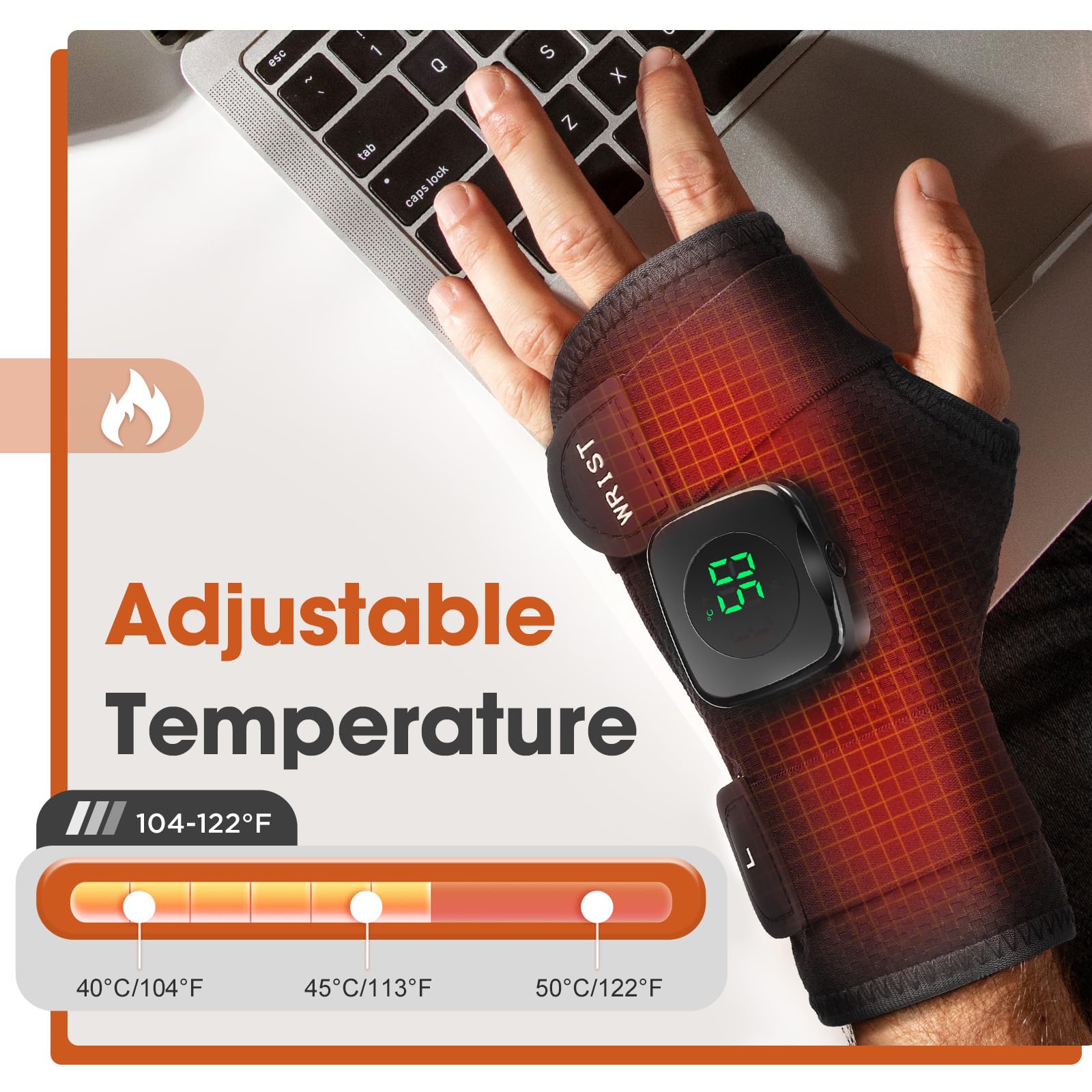 ROHVEMJ batería integrada permite calor portátil sin cables