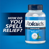 Rolaids Original Strength en caja sabor menta para indigestión y malestar estomacal