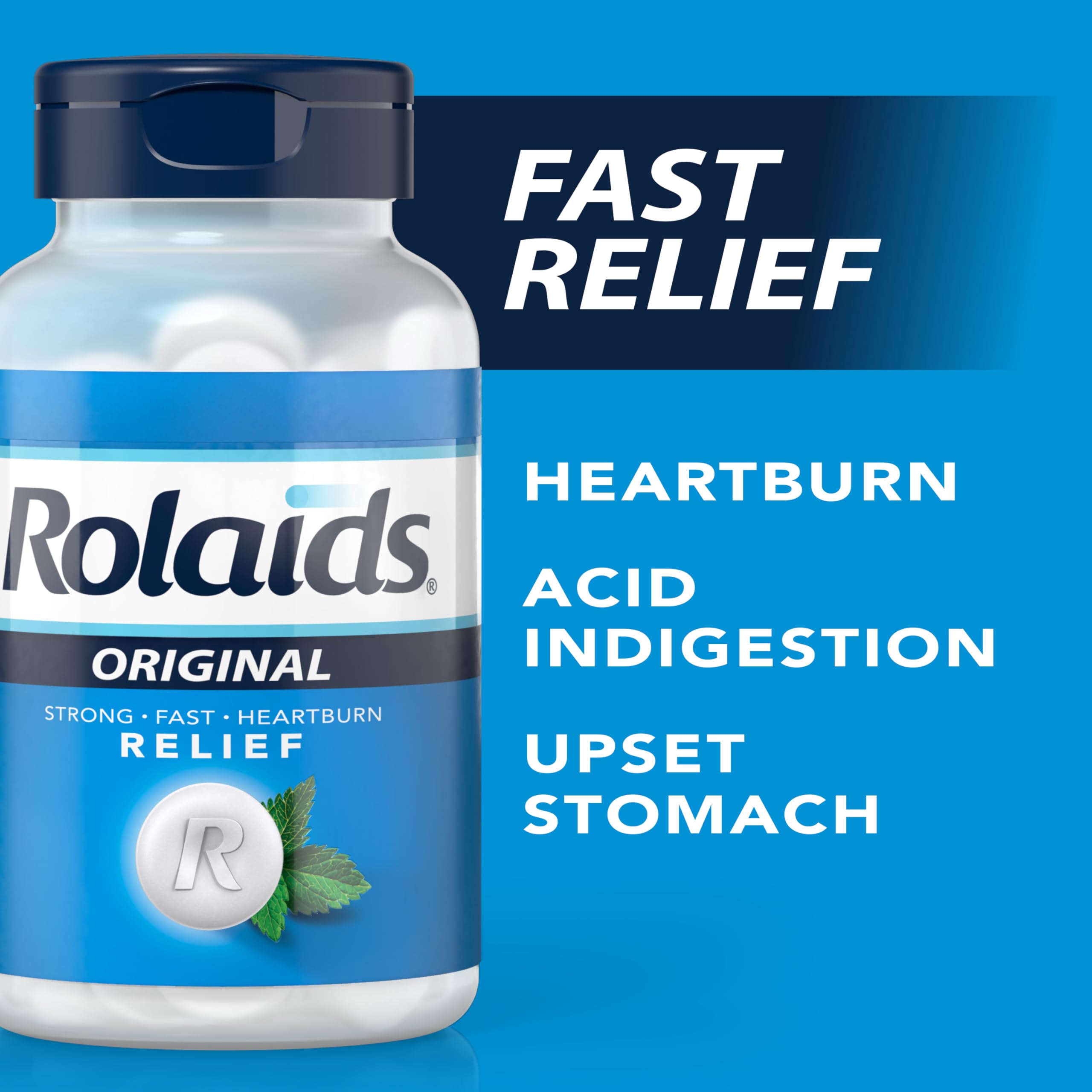 Uso práctico de dosificación de tabletas Rolaids para alivio puntual