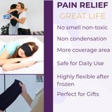 Romancy wrap gel compresión flexible se adapta a la cabeza.