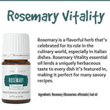 Young Living Vitality romero, perfecto para aderezos y marinadas aromáticas