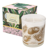 Vela ROMIIE ZOI de coco de 6 oz para crear un ambiente cálido en casa
