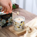 Vela ROMIIE ZOI Gardenia, cera de soja natural y limpia.