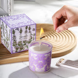 Vela ROMIIE ZOI lavanda para habitación de hogar u oficina.