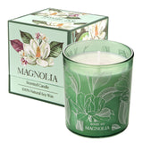 Vela ROMIIE ZOI Magnolia en tarro de 6 oz, aroma elegante para el salón.
