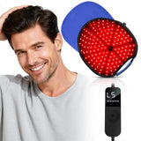 Gorra ROMISA con luz roja para estimulación capilar en casa
