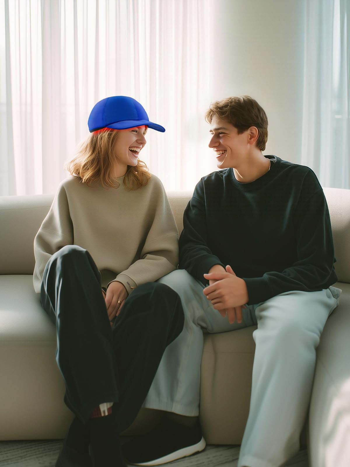 Gorra ROMISA ofrece luz suave para uso cómodo