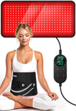 ROMISA Manta de terapia con luz roja 850nm para espalda, uso relajante