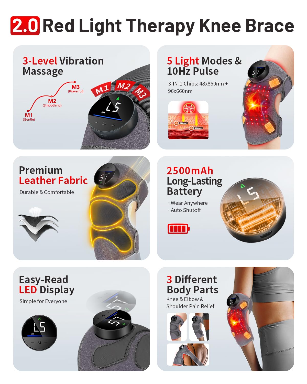 ROMISA PRO masaje de tejido profundo en 4 zonas para relajacion muscular