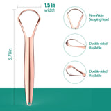 RONAVO rasca lengua acero inoxidable, durable y fácil de limpiar