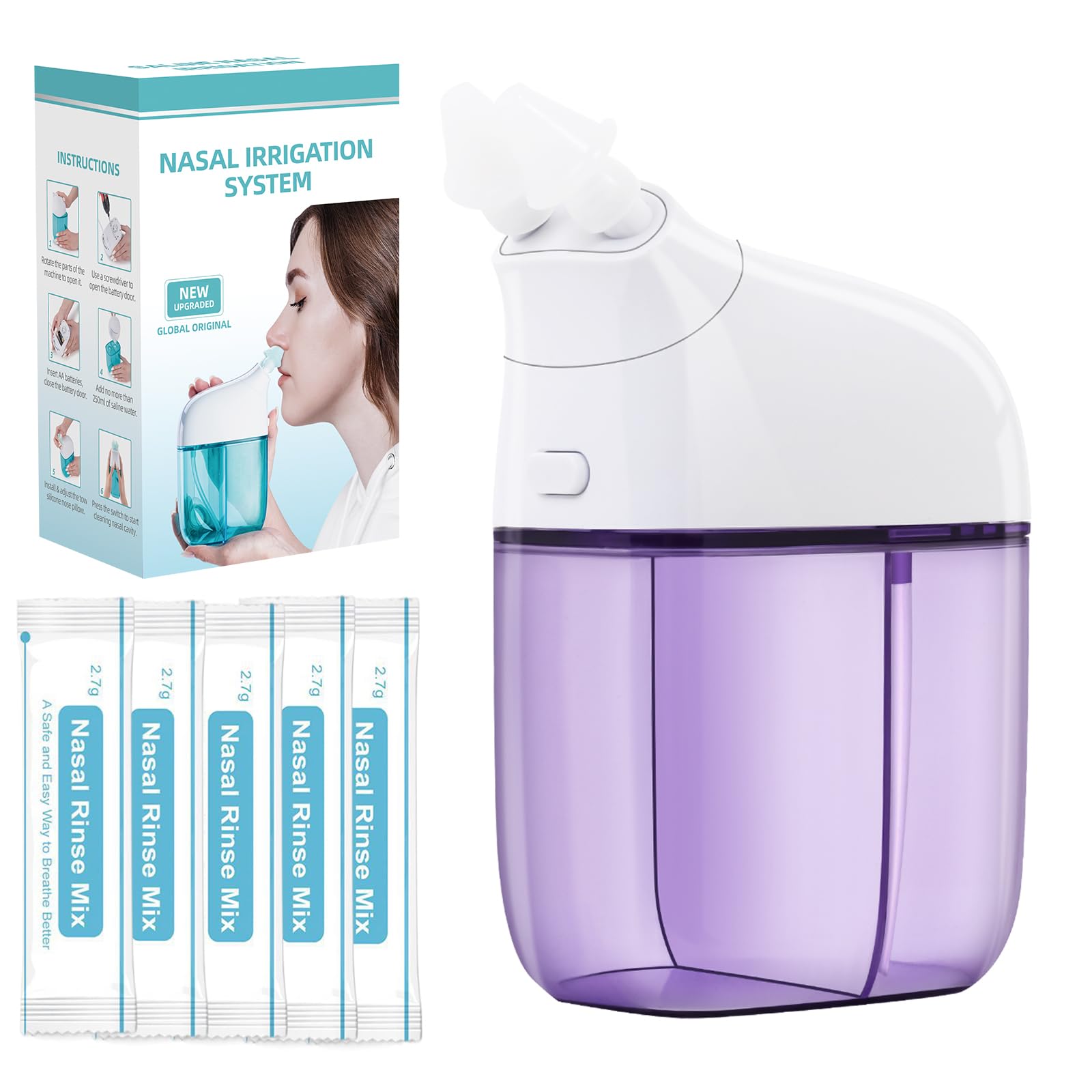 Ronfnea: sistema nasal de riego para una limpieza suave de las fosas nasales.