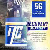 Ingrediente clave L-Glutamina de Ronnie Coleman para soporte aminoácido.