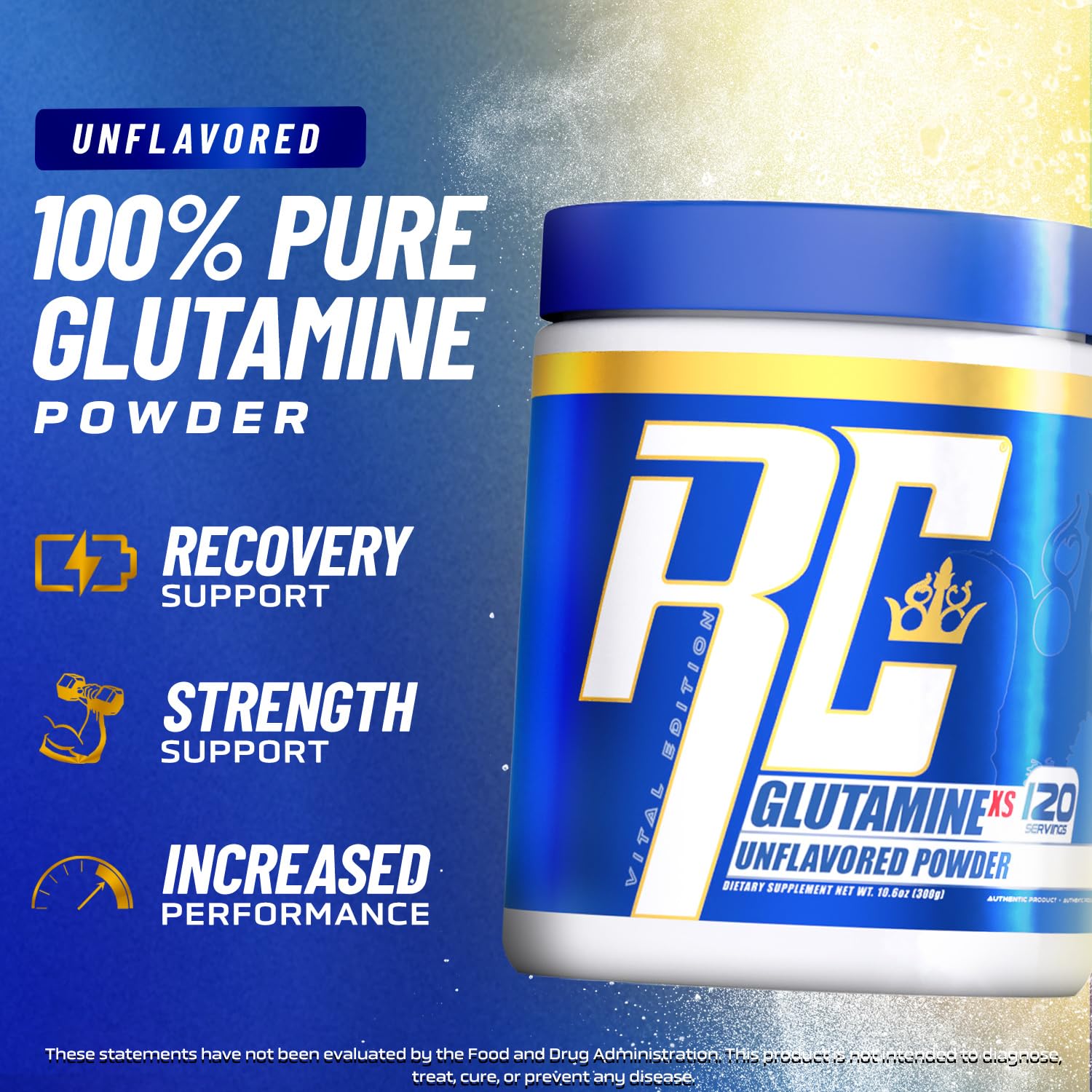 Uso diario de glutamina Ronnie Coleman para apoyar entrenamientos intensos.
