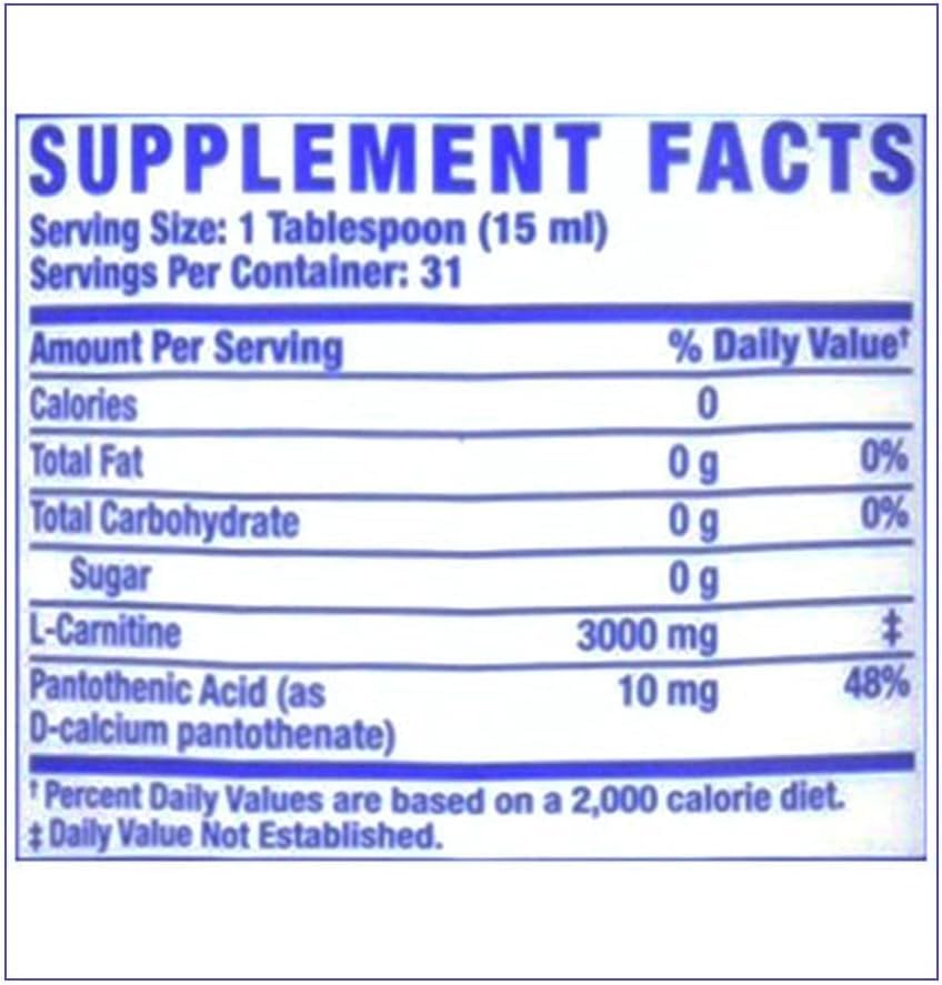 Ronnie Coleman L-Carnitina XS 3000 facilita uso diario para apoyo a la rutina.