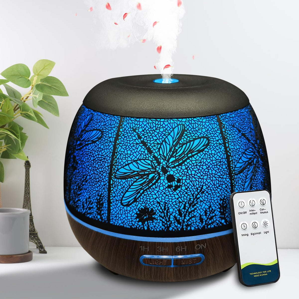 Roonbo Dragonfly difusor con tanque de 400 ml para habitaciones grandes