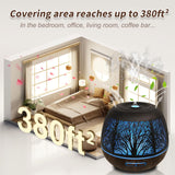 Roonbo difusor con 7 colores iluminación suave para ambiente relajante.