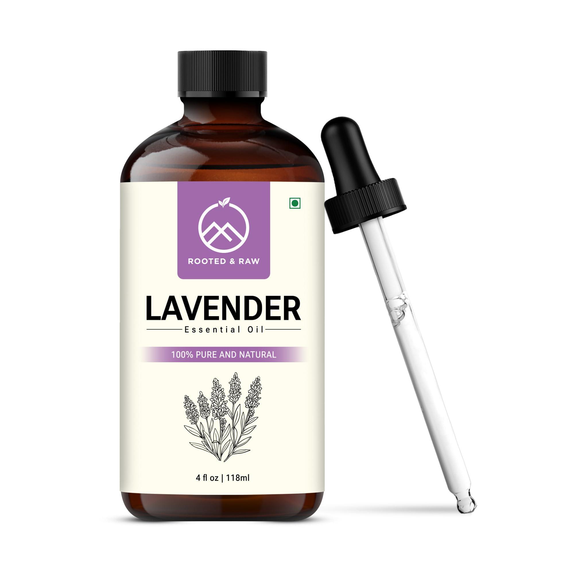 ROOTED & RAW Lavanda, difusor para relajación y aroma suave.