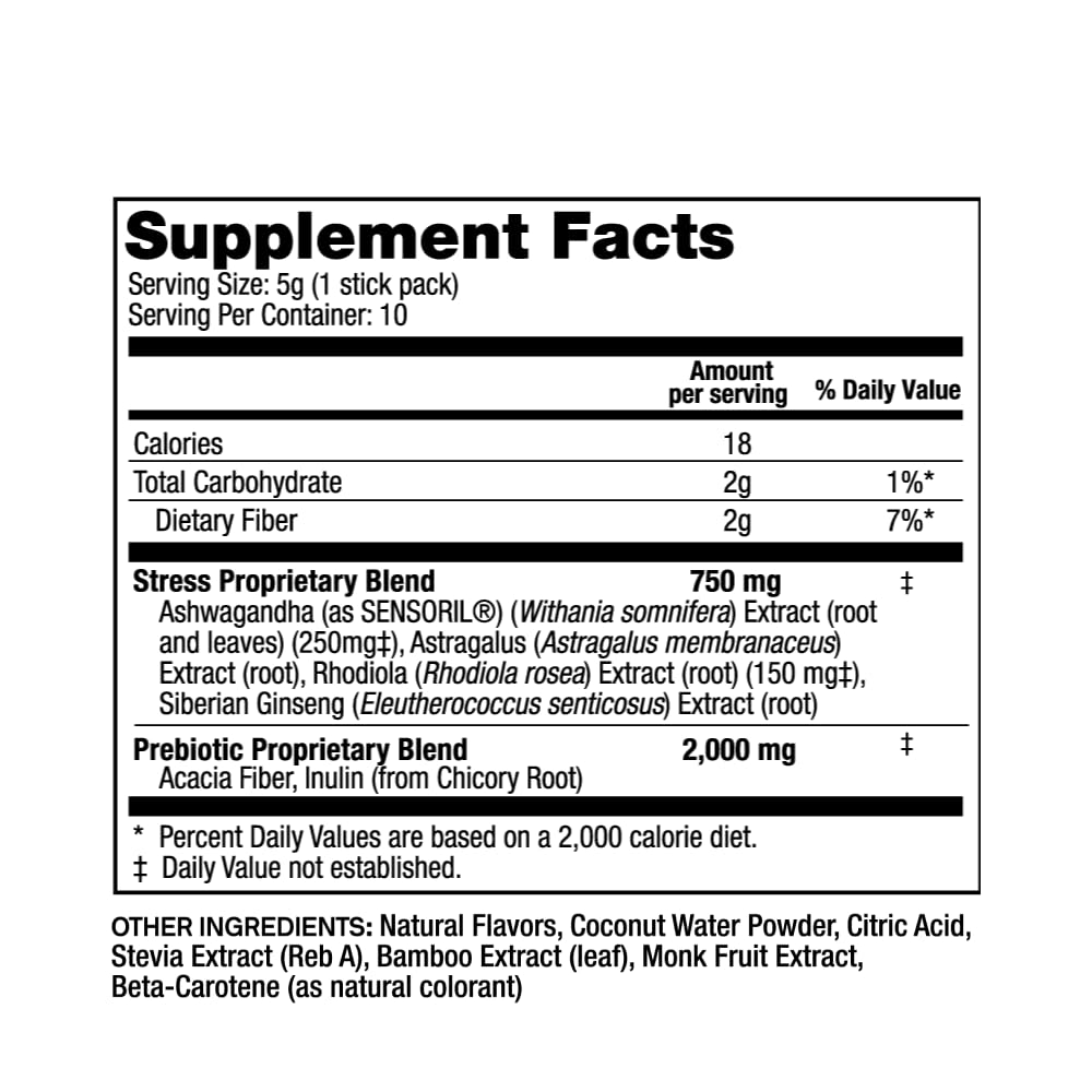 Rootine Stress listo para usar durante la rutina diaria de calma