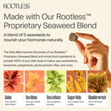 Rootless sin-azucar-adicional: snack limpio sin azúcares añadidos.