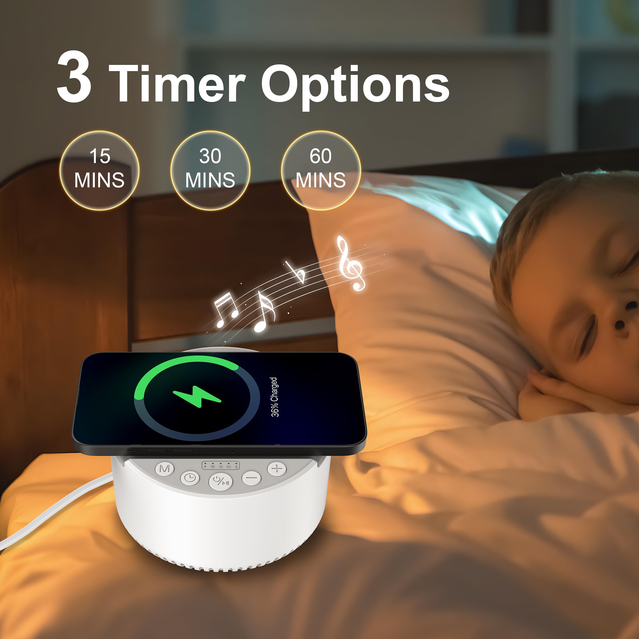 RORENSE Altavoz 5W integrado reproduce música mientras trabajas.