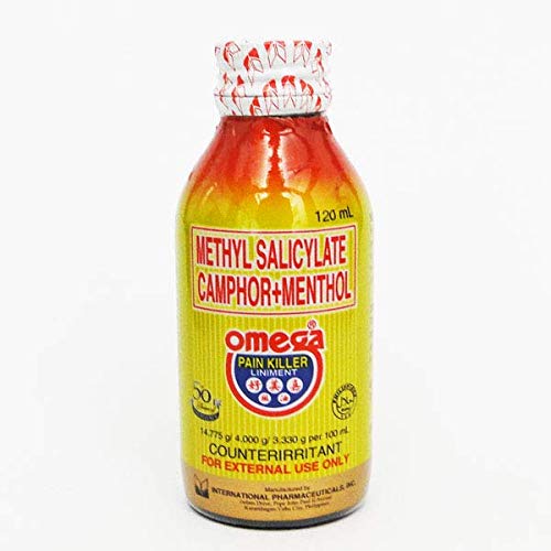 Rosalie linimento Omega 120 ml para masaje localizado y comodidad.