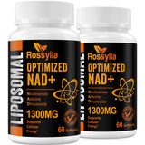 Rossylla NAD+ liposomales en botella, mayor absorción para energía diaria