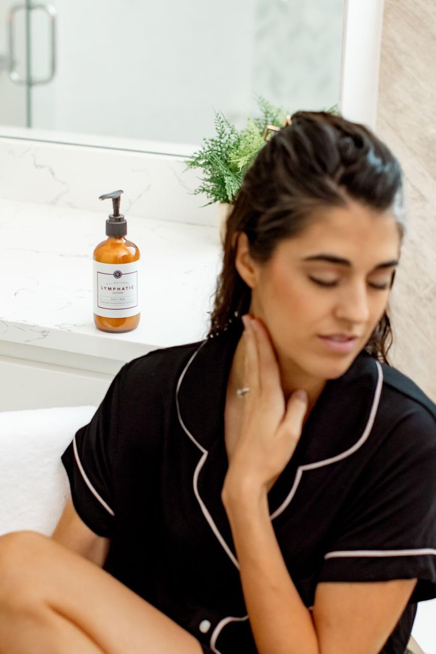 Rowe Casa Organics Loción Linfática – cuidado de piel suave tras la aplicación.